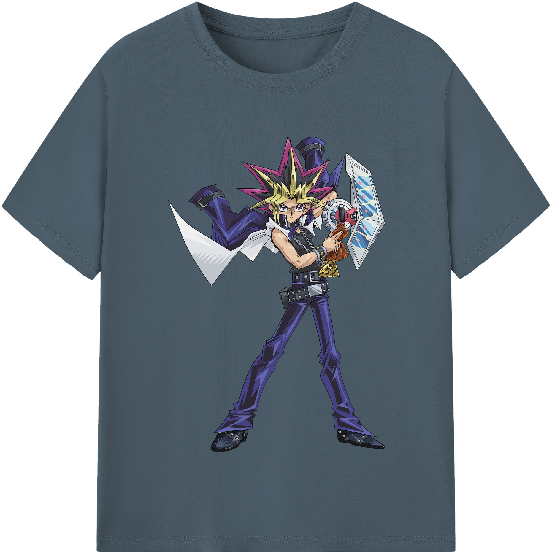 （画像用） 遊☆戯☆王 Yu-Gi-Oh! 綿100％半袖Tシャツ（フロントプリント）